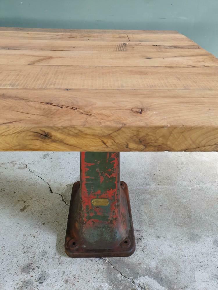 Industrial dining table