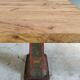 Industrial dining table