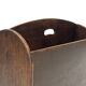 Art Deco Oak Newspaper Rack Magazine Rack 1950s design