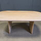 Vintage Italian travertine coffee table, 1970s