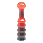 Giraffe vase, postmodernism, glass, design by K. Krawczyk, Huta Sudety, Poland, 1970s