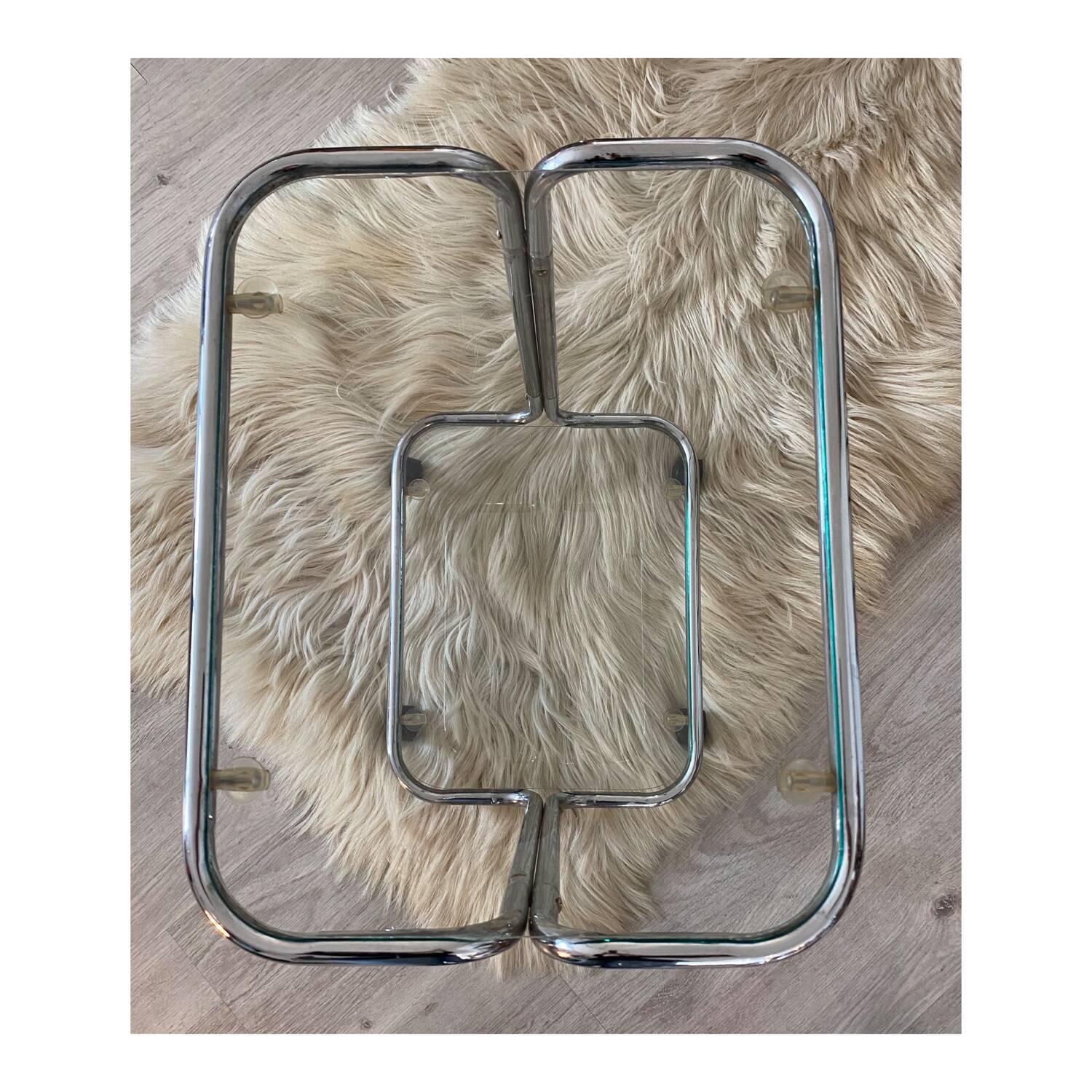 Vintage trolley on wheels