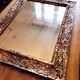 Miroir “Clotilde” – décor floral doré