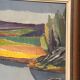 Original Swedish Oil on Panel - "Natural Landscape" by Frans Rase (1913-1994) - Signed - Vintage & Framed - 56 × 48 cm (22" × 18.9")