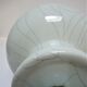vintage soft light green cracked ceramic lamp foot