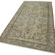 Handwoven anatolian beige carpet 140 cm x 275 cm