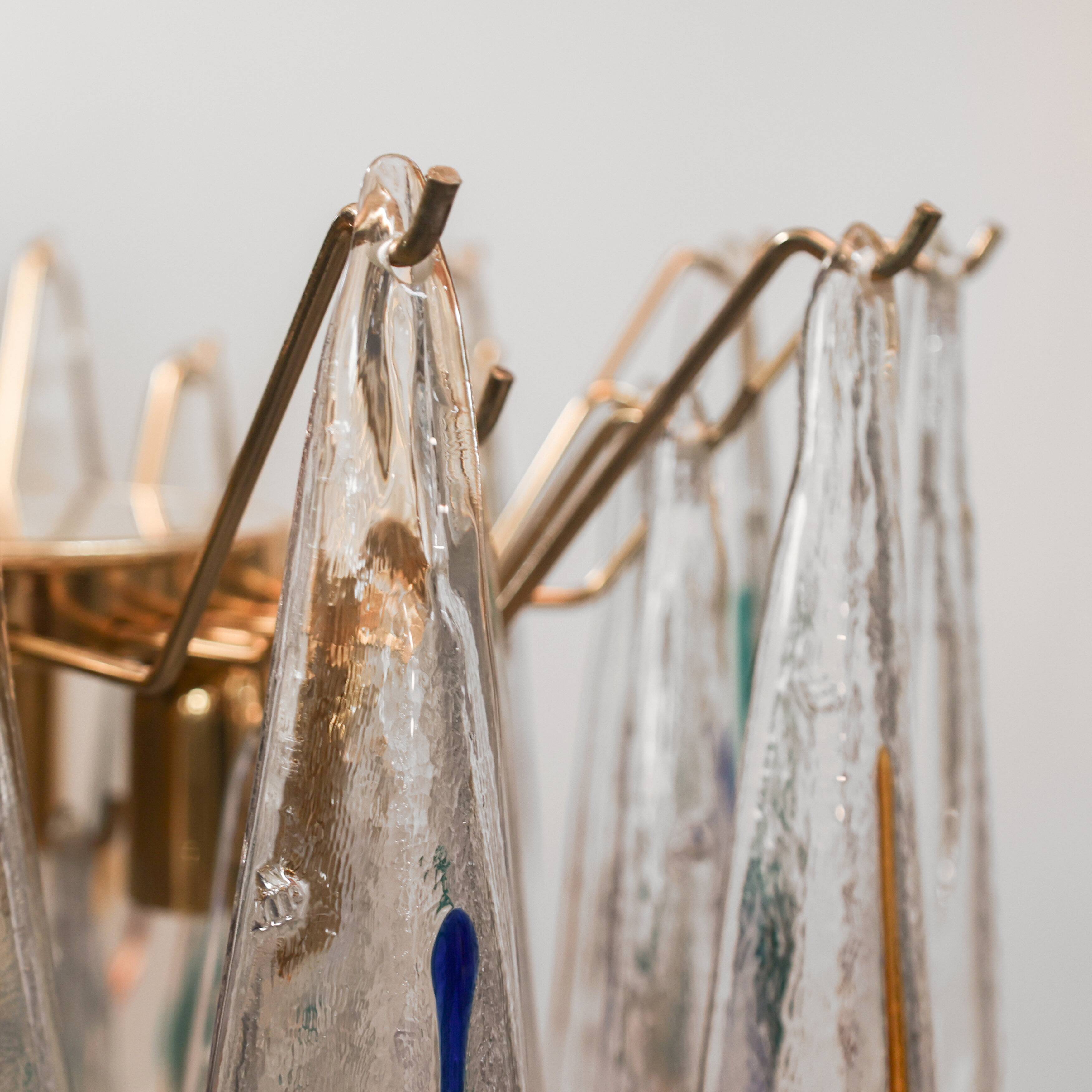 La Murrina glass chandelier, 1980s, Italy.