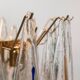La Murrina glass chandelier, 1980s, Italy.