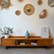 Vintage low oak sideboard (shallow)