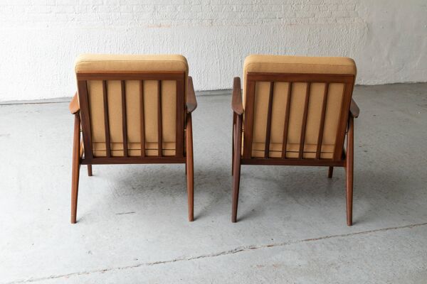 Lot de 2 fauteuils design danois