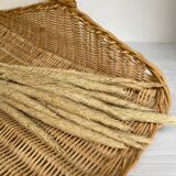 Woven rattan basket