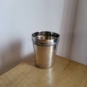 Silver-plated metal timbale by RAVINET d'ENFERT