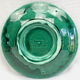 Footed compote with shaded enamels Sarreguemines majolica
