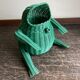 Corbeille grenouille en osier 1980