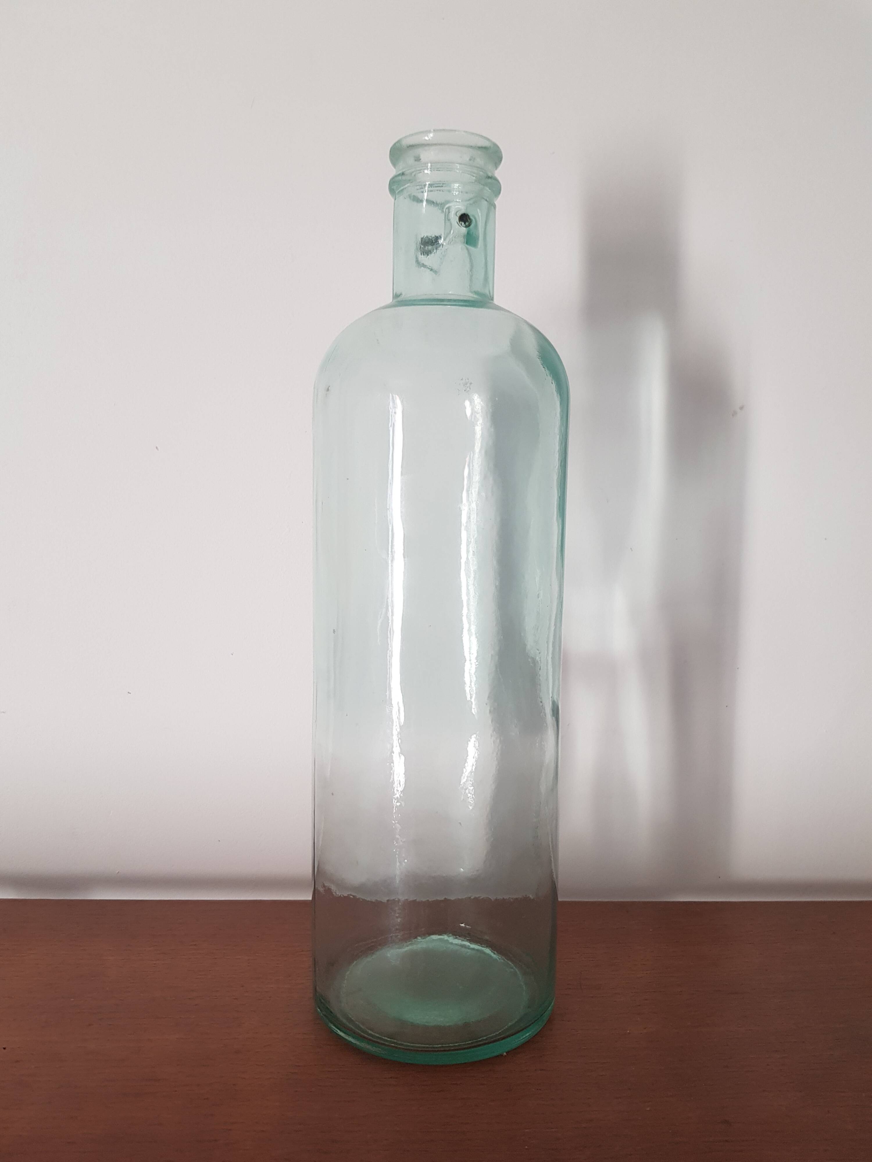 Large vintage glass bottle
