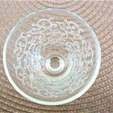 6 engraved glasses