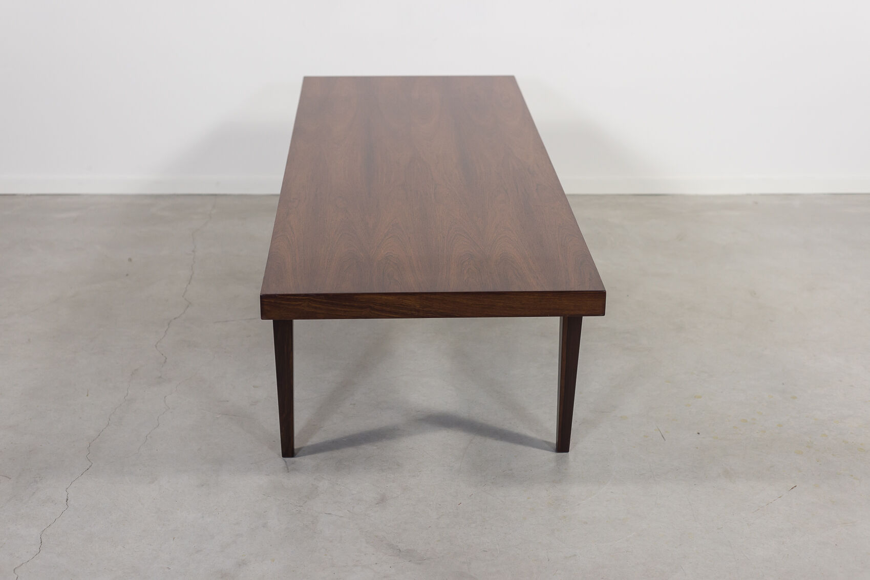 Rosewood coffee table by Erik Severin Hansen for Haslev, 1960s.