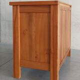 Elm sideboard Maison Regain, 80's