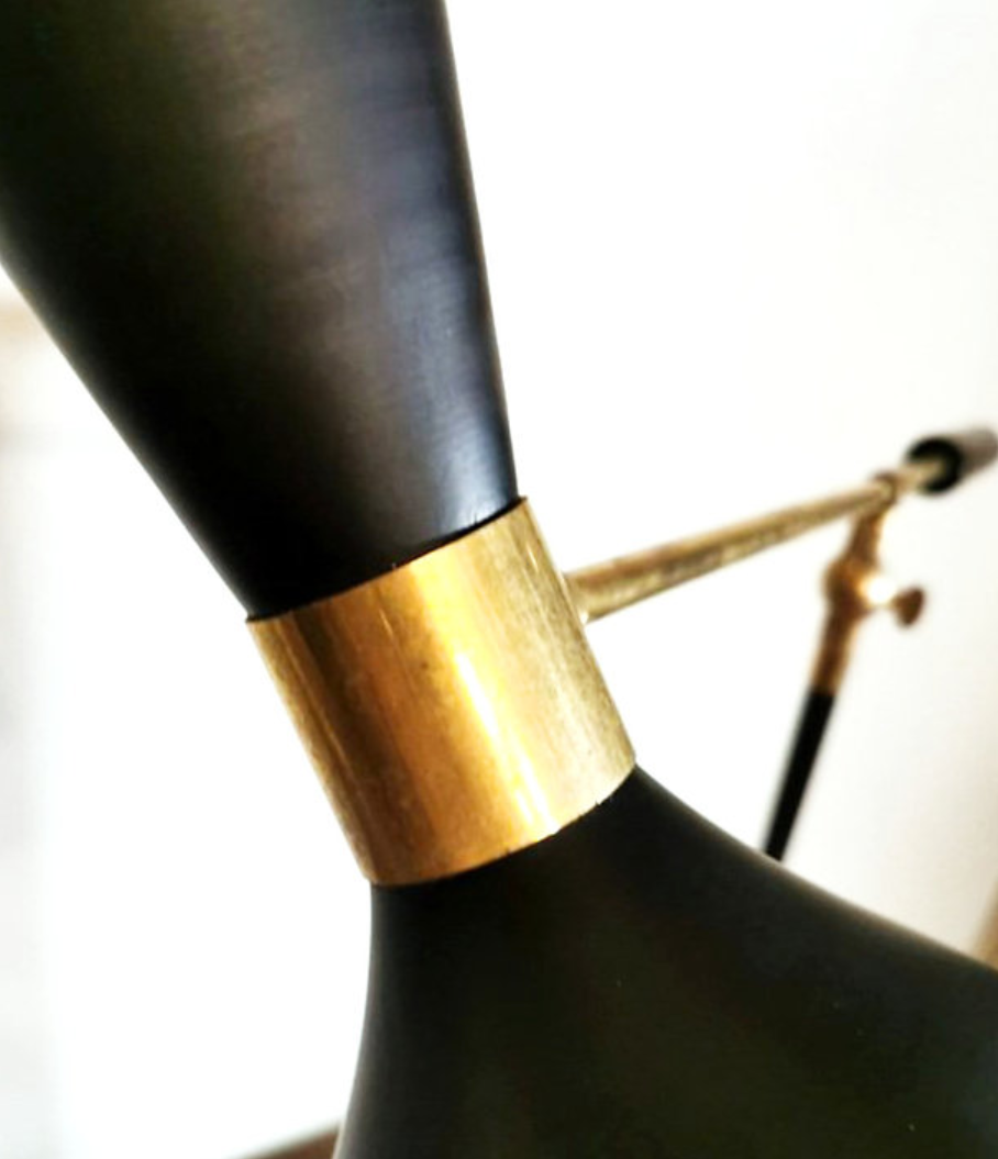 Lamp moonlight balance black