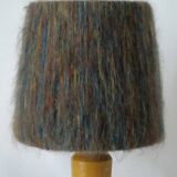 Vintage handmade wool hat lamp
