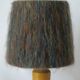 Vintage handmade wool hat lamp