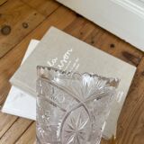 Art Deco Bohemian Crystal Vase
