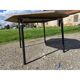 Vintage octagonal communal table