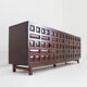 Vintage Spanish brutalist sideboard credenza