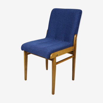 Vintage blue aga chair by Józef Chierowski, 1970