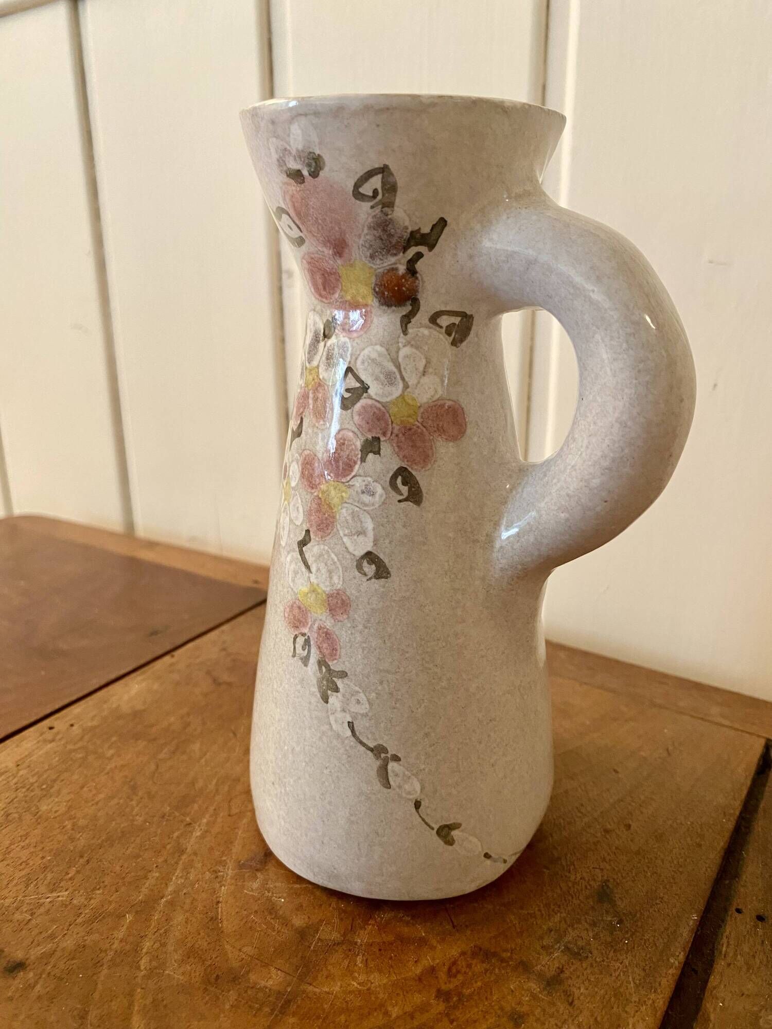 Ceramic pitcher, Poet Laval, Drôme, mid-20th century