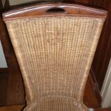Pair of 2 rattan chairs