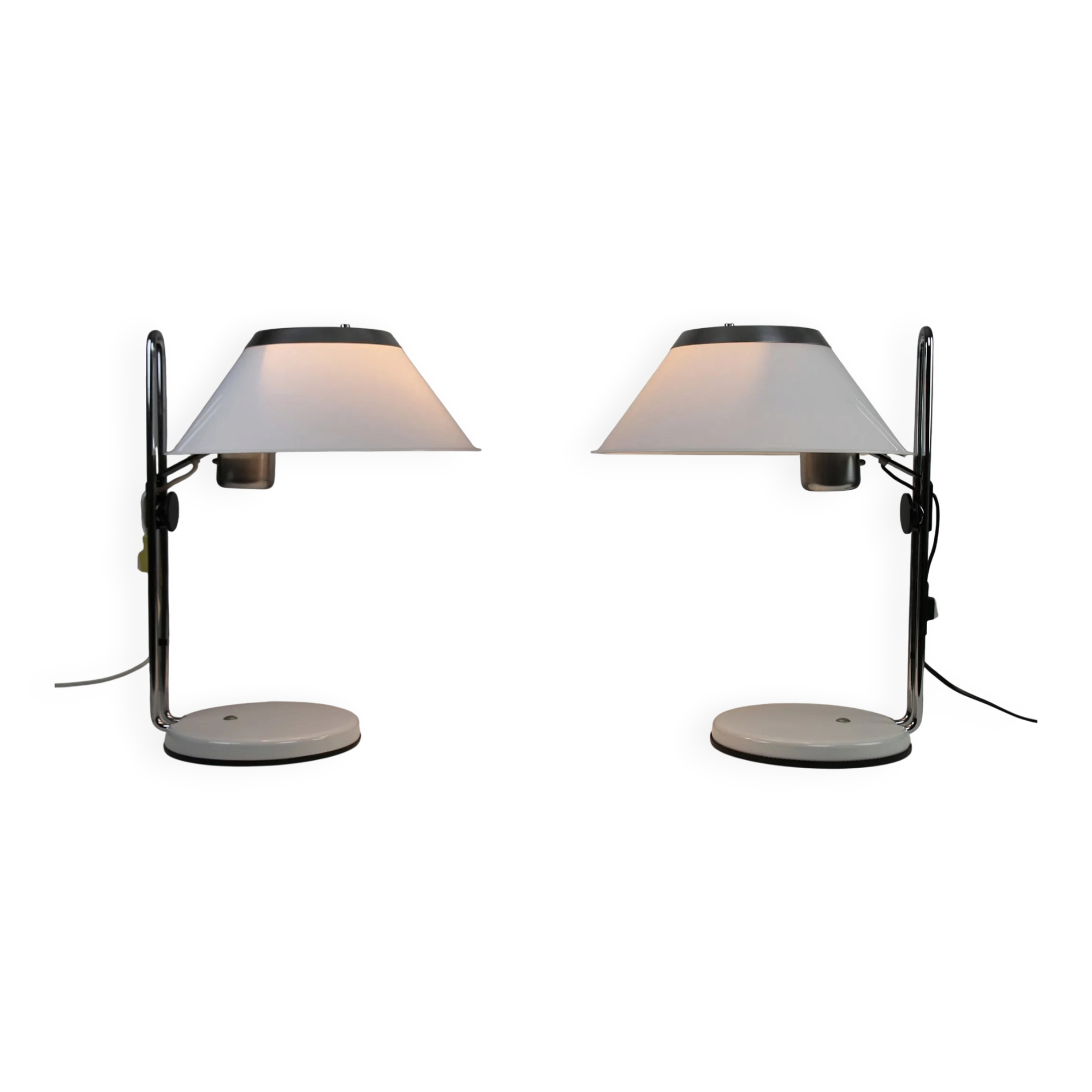 Pair of “Mars” Table Lamps, Model 5937 – Per Sundstedt for Ateljé Lyktan, Sweden, circa 1970s–1980s