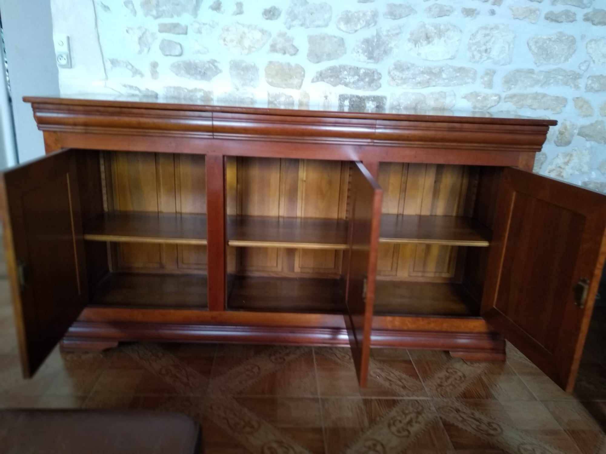 Cherry wood sideboard
