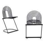 Pair of "swing" chairs by Jutta and Herbert Ohl for Rosenthal