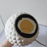 Pineapple lamp in white biscuit