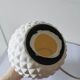 Pineapple lamp in white biscuit