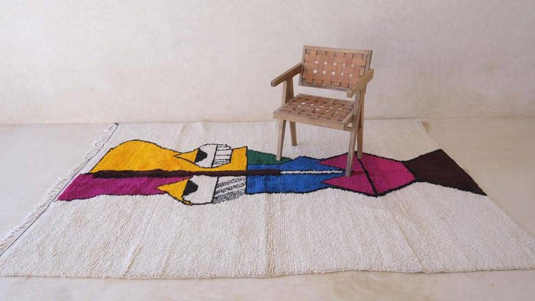 Traditional handmade Berber rug 250cmx150cm