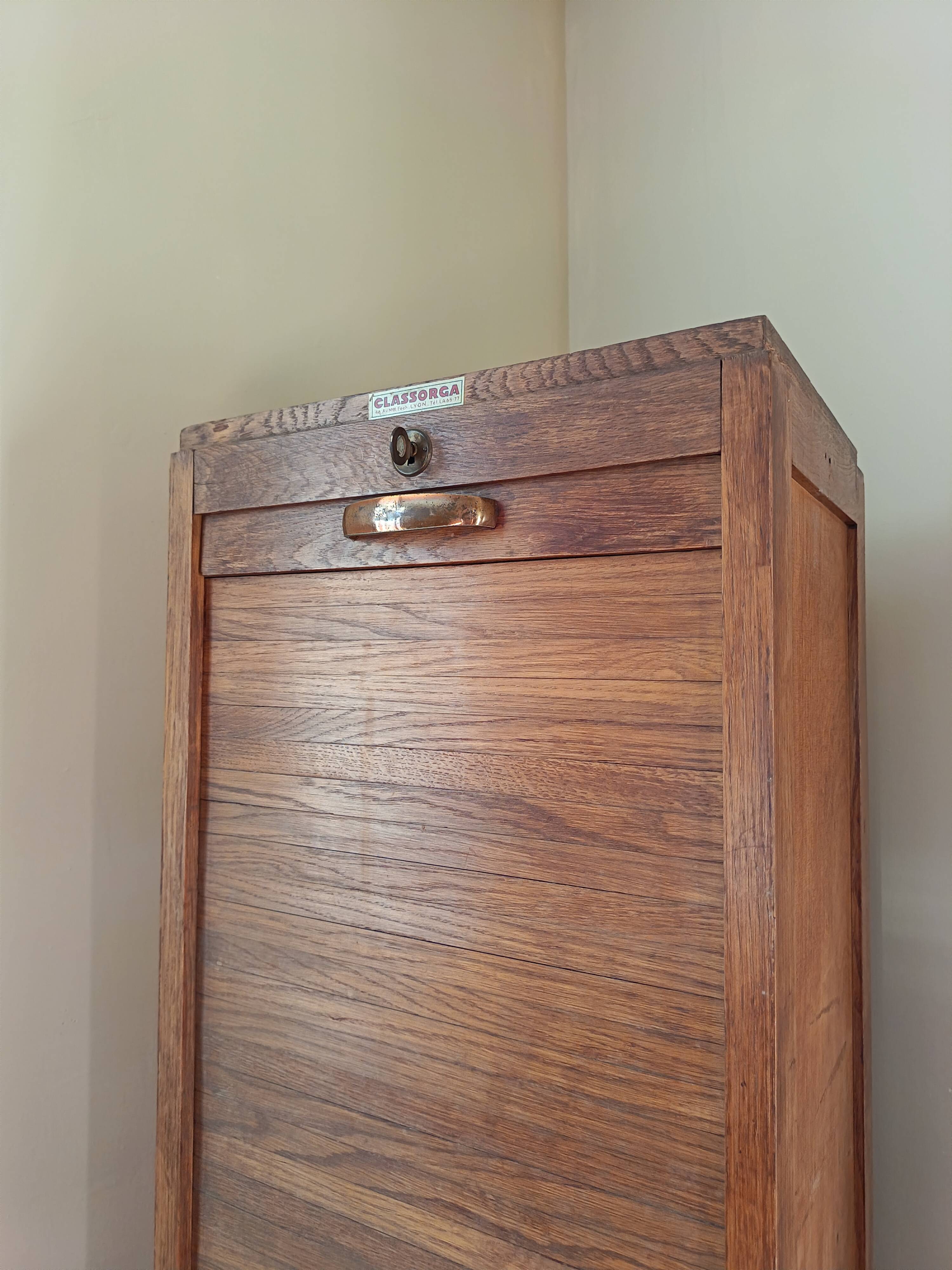 Large curtain cabinet "Classorga" early 20th century