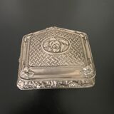 1 silver metal jewelry box