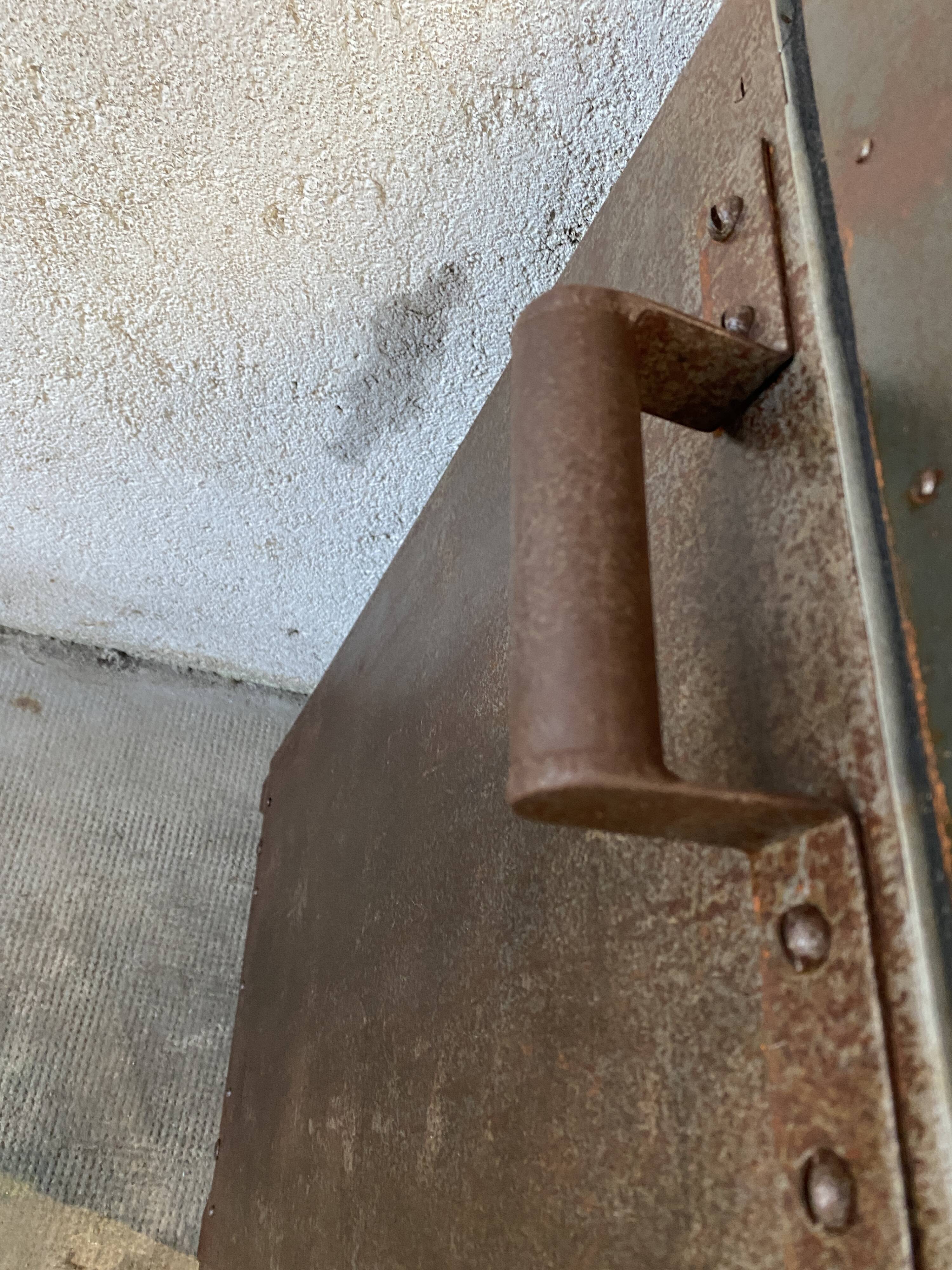 Old 1950 metal cooler