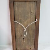 Old wooden and mercury glass mirror