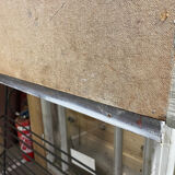 Vintage shelf in metal and wood