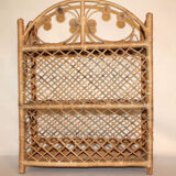Shelf rattan peacock