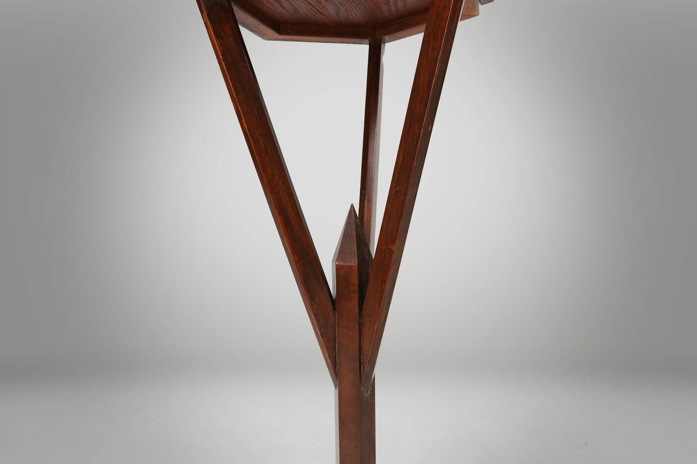 French Art Deco Console in Wood, 1930s