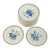 Set of Gien Ajaccio dessert plates