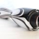 Purple and White Murano Glass Vase “Wave” by Carlo Moretti, Italy 1970s