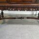 English burl walnut cabinet
