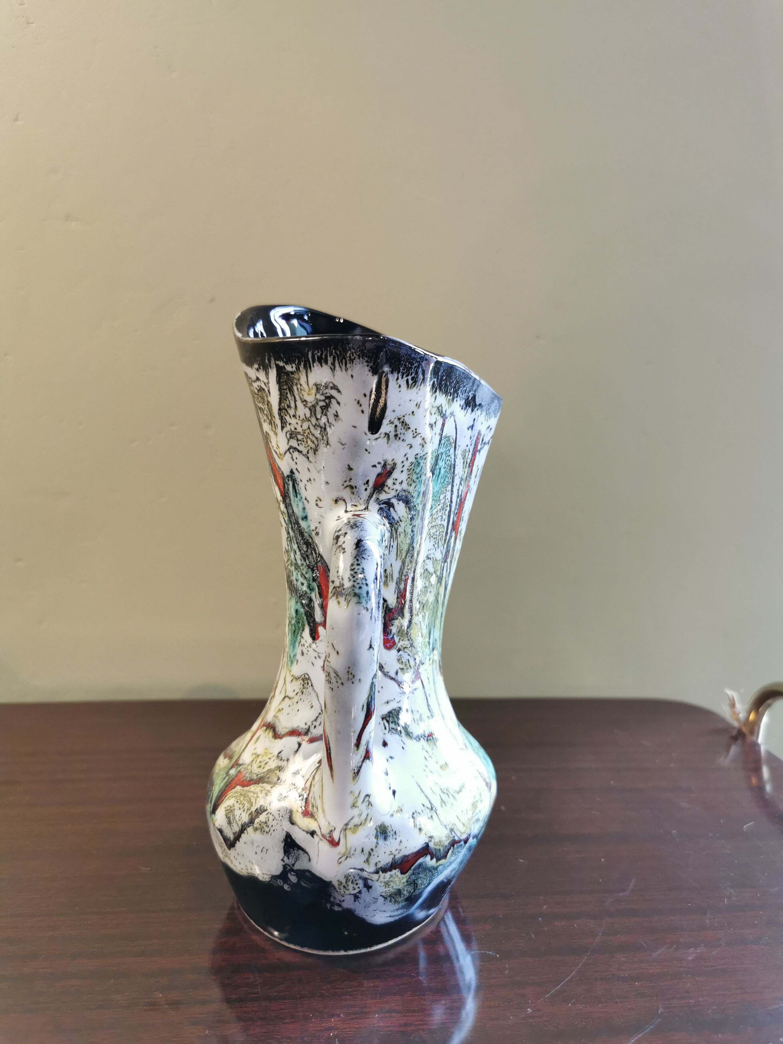 Vintage Vase Vallauris signed Flora