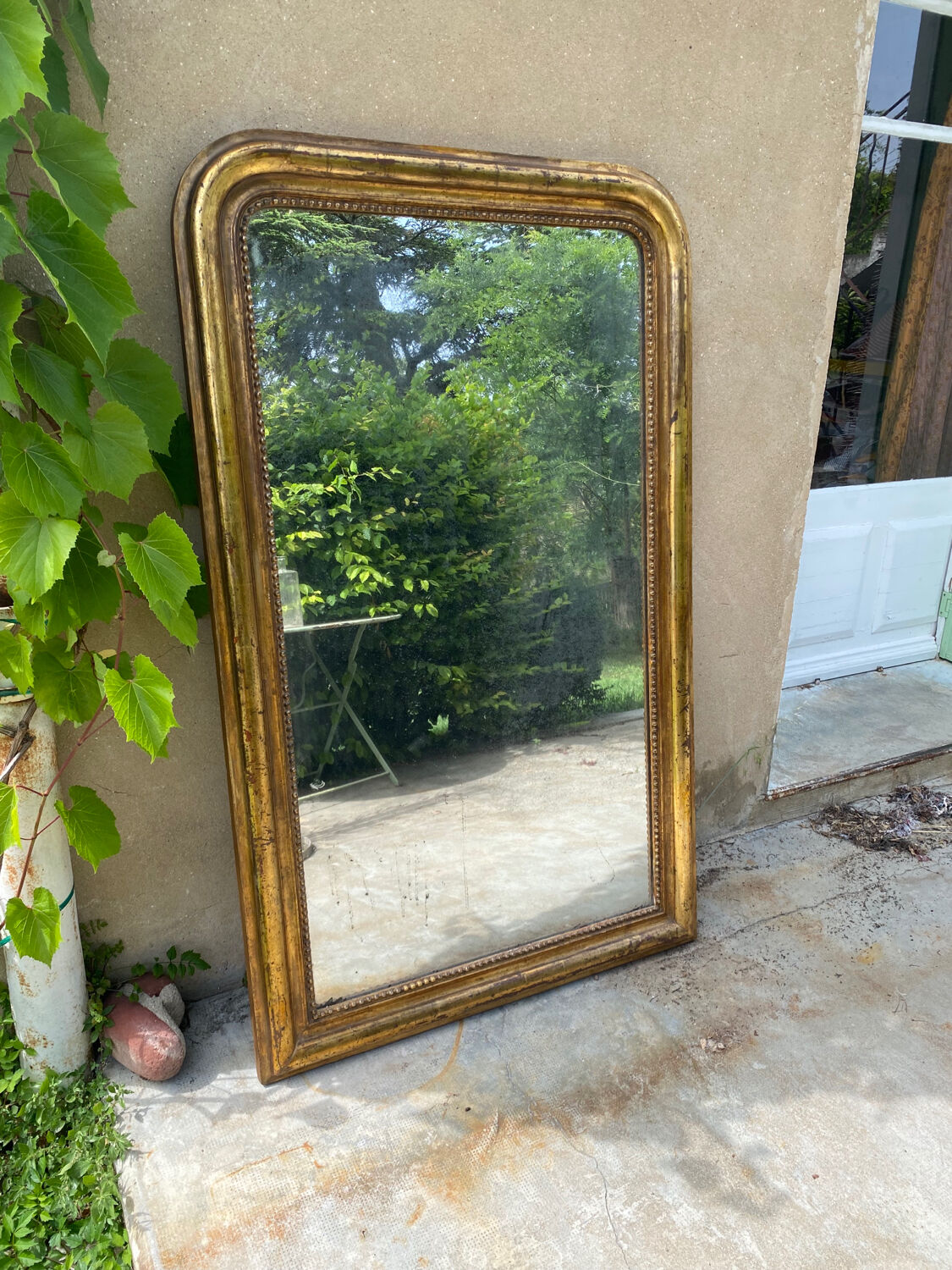 Louis Philippe mirror gilded 141x86