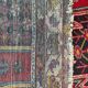 Ancient Persian Mazlaghan carpet 135x208 cm